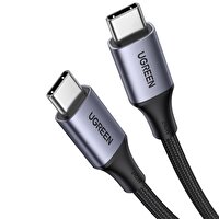 Ugreen USB C To Type-C PD 3.1 240 W 5 A 2 M Siyah Hızlı Şarj ve Data Kablosu