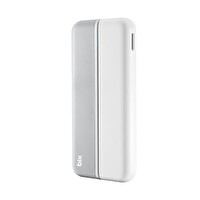 Bix iData Air 10000 mAh 64 GB Hafızalı Çift Çıkışlı Beyaz Powerbank