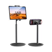 Bix Saiji S3E 360° Ayarlanabilir Siyah Tablet ve Telefon Tutucu Stand