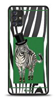 Dafoni Art Samsung Galaxy A51 Zebra Pattern Kılıf