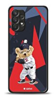 Dafoni Art Samsung Galaxy A32 4G Baseball Bear Kılıf