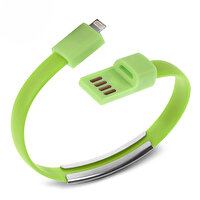 Codegen CDG-CNV68 Apple iPhone iPad Lightning Yeşil Bileklik Şarj Data Kablosu