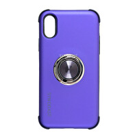SyncCase iPhone X - XS Uyumlu Darbeye Dayanıklı Mor Telefon Kılıfı