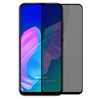 Microsonic Huawei P40 Lite E Privacy 5d Gizlilik Filtreli Cam Ekran Koruyucu Siyah