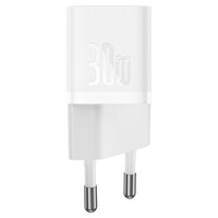 Baseus GAN5 Mini 30 W PD Beyaz Hızlı Şarj Adaptörü