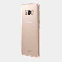 Samsung S8 EF-QG950CPEGWW Pembe Şeffaf Telefon Kılıfı