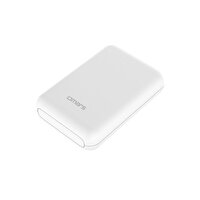 Omars 10000 mAh PD 20W Çift Çıkışlı Type-C - USB-A Beyaz Mini Powerbank