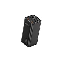 Sunix PB-15 24000 mAh 65W Çift USB-C ve USB-A Girişli LED Göstergeli Siyah Taşınabilir Şarj Aleti
