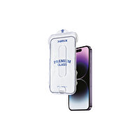 Sunix Iphone 12 / 12 Pro İle Uyumlu Kolay Uygulama Aparatlı Premium Ekran Koruyucu Cam