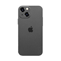 Gpack Apple iPhone 14 Kılıf PP Ultra İnce Slim Fit Arka Koruma Siyah