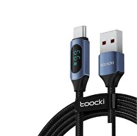 Toocki 1M 65W USB to Type-C PD Digital Ekranlı Hızlı Şarj Kablosu