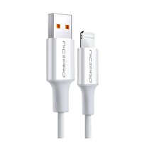 NPO UTL02 60W TPE USB to Lightning 20 CM  Hızlı Şarj ve Data Kablosu Beyaz