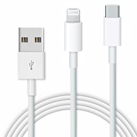 ScHitec 2in1 5A 120 W UsbA to Type-C ve Lightning Hızlı Data ve Şarj Kablosu 120 CM SX21C