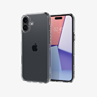 Spigen iPhone 16 Plus Kılıf Crystal Hybrid Şeffaf