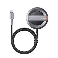 Mcdodo CH-5500 15W Magsafe Şarj Cihazı ve Stand - Siyah