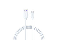 Syrox C107 Eko 3.0A 18W 1 M USB-A - Micro USB Şarj ve Data Kablosu Beyaz