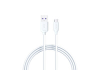 Syrox C108 3.0A 18W 1 M USB-A - Micro USB Şarj ve Data Kablosu Beyaz
