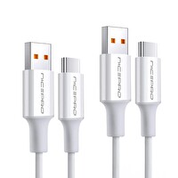 NPO UTC12 60W TPE USB to Type-C 1.2 M Hızlı Şarj ve Data Kablosu Beyaz 2 Adet