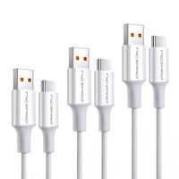 NPO UTC12 60W TPE USB to Type-C 1.2 M Hızlı Şarj ve Data Kablosu Beyaz 3 Adet