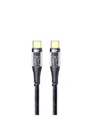 Linktech K670 Safe Type-C To Type-C 60w 1.3 M Örgü Şarj Kablosu