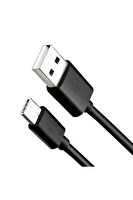 Linktech K564 Strong 30 CM 3A USB Tip-C Powerbank Şarj Kablosu Siyah