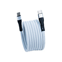 4Berry BMCC-02 USB-C to C 1.5 M 60W Hızlı Şarj Manyetik Kablo Beyaz