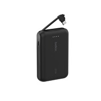 Belkin BoostCharge BPB021HQBK Entegre Kablolu 10K PD 20W Siyah Powerbank