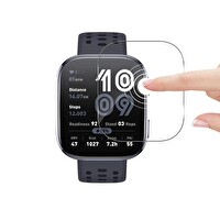 Amazfit Bip 5 Uyumlu 3 Adet Şeffaf Nano Jelatin Ekran Koruyucu