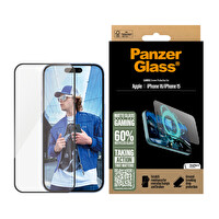 Panzerglass Gaming iPhone 16 - 15 Ultra-Wide Fit Tam Koruma Çerçeve Aparatlı Ekran Koruyucu