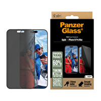 Panzerglass iPhone 16 Pro Max Ultra-Wide Fit Tam Koruma Gizli Hayalet Çerçeve Aparatlı Ekran Koruyucu