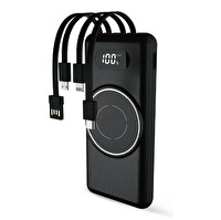Evimdeyokyok W01 10.000 mAh Taşınabilir Hızlı Şarj Aleti Wireless Powerbank
