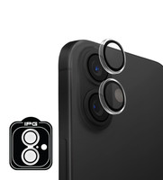 IPG iPhone 16 / 16 Plus için IPG ProLENS Şeffaf Kamera Lens Koruma HD Görünümlük Temperli Cam Çizilmez Lens Kapağı