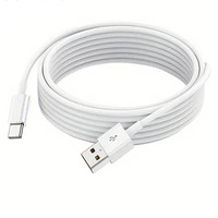 ScHitec 3A 60W UsbA to Type-C Hızlı Data ve Şarj Kablosu 3 M Beyaz SX22