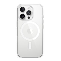 ScHitec İphone 16 Pro Magsafe Özellikli Şeffaf Telefon Kılıfı