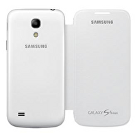 Samsung i9190 Galaxy S4 Mini Beyaz Orjinal Flip Cover Telefon Kılıfı