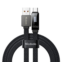 Mcdodo CA-4980 Typec Usb 100W 6A Led Ritim Şarj ve Data Kablo 1.2 MT
