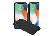 Apple Addison IP-888 İnce İz Yapmaz Siyah iPhone X Telefon Kılıfı