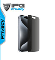 IPG Apple iPhone 15 Pro Max için Privacy Gizlilik (Anti-Spy) Mat Parmak İzi Bırakmaz Yandan Görünmeyi Engeller Ekran Koruyucu
