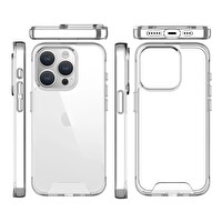 Bix iPhone 13 - 14 Uyumlu Çizilmeye Dayanıklı Transparan Ultra Şeffaf Telefon Kılıfı