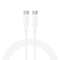 Recci RS46CC Type-C to Type-C PD 65W Hızlı Şarj Özellikli Data Ve Şarj Kablosu 1.2M - Beyaz