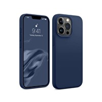 Bix iPhone 15 Pro Silikon Kılıf MagSafe Uyumlu Güçlü Koruma Darbe Emici Kömür Grisi