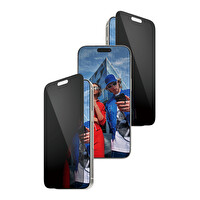 Panzerglass Privacy iPhone 17 Pro MaxSiyah Çerçeveli Gizli/Hayalet Ekran Koruyucu - Fastfit Kolay Kurulum Aparatlı