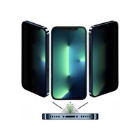 Teknoparkta Apple iPhone 13 Pro Max Mat Hayalet Ekran Gizli Privacy Tam Kaplayan Kırılmaz Cam Seramik Ekran Koruyucu