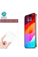 Teknoparkta iPhone 13 / 13 Pro / 14 Ekran Koruyucu Nano Esnek Cam Darbe Koruyucu