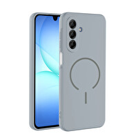 Başkenttekno Samsung Galaxy A16 Kılıf Meta Lansman M-Safe Kamera Korumalı içi Kadife Yumuşak Renkli Süet Silikon