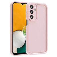 Başkenttekno Samsung Galaxy A17 Uyumlu Kamera Korumalı Telefon Kılıfı - Pembe