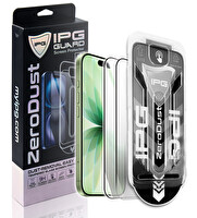 IPG Zero Dust iPhone 17 İçin Otomatik Toz Giderici Temperli Cam 2 Adet Aplikatör ile Kabarcıksız Kolay Montaj