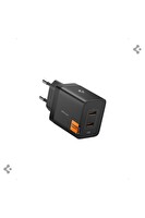 Spigen Essential Wall Charger 47W Usb-C Hızlı Şarj Adaptörü Siyah ACH09457