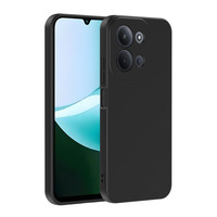 Başkenttekno Xiaomi Redmi 15C Kılıf Kamera Korumali Mara Lansman Kapak Siyah 