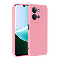 Başkenttekno Xiaomi Redmi 15C Kılıf Kamera Korumali Mara Lansman Kapak Açık Pembe